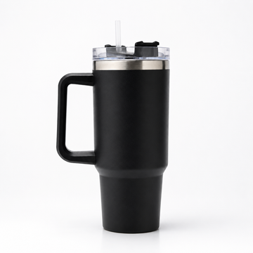 Black 40oz Insulated Tumbler