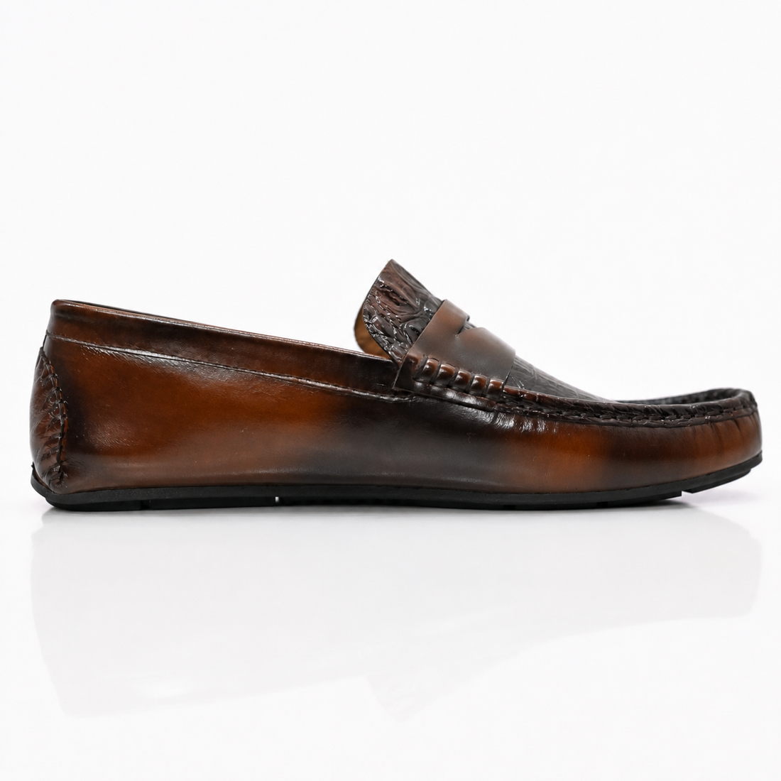 Luxury Crocodile Leather Loafers: Premium Hand-Crafted Men’s Designer Dress Shoes