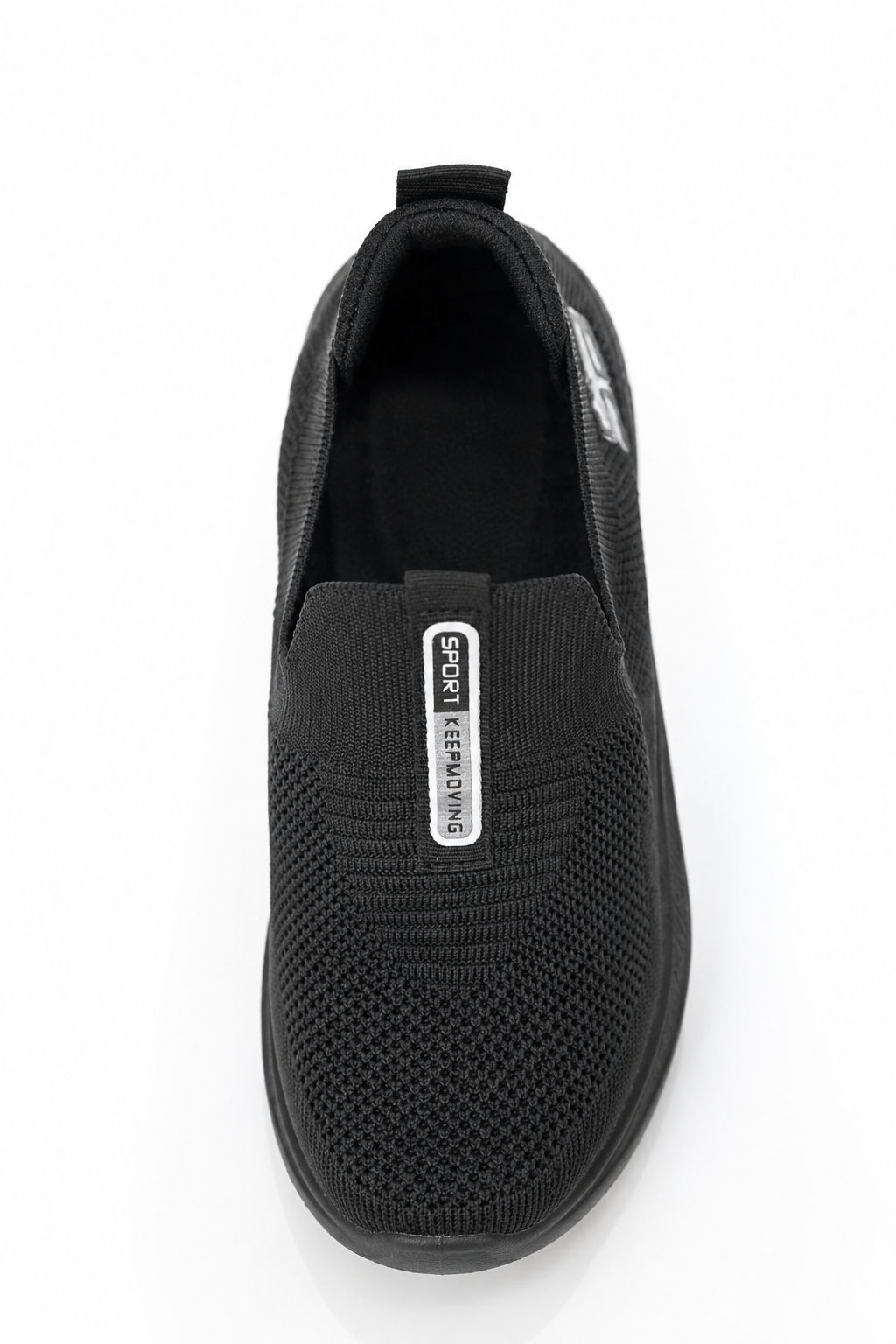 Slip-On Knit Sneakers | Knit Slip-On Shoes | Lightweight Cushioned Sneakers for Men